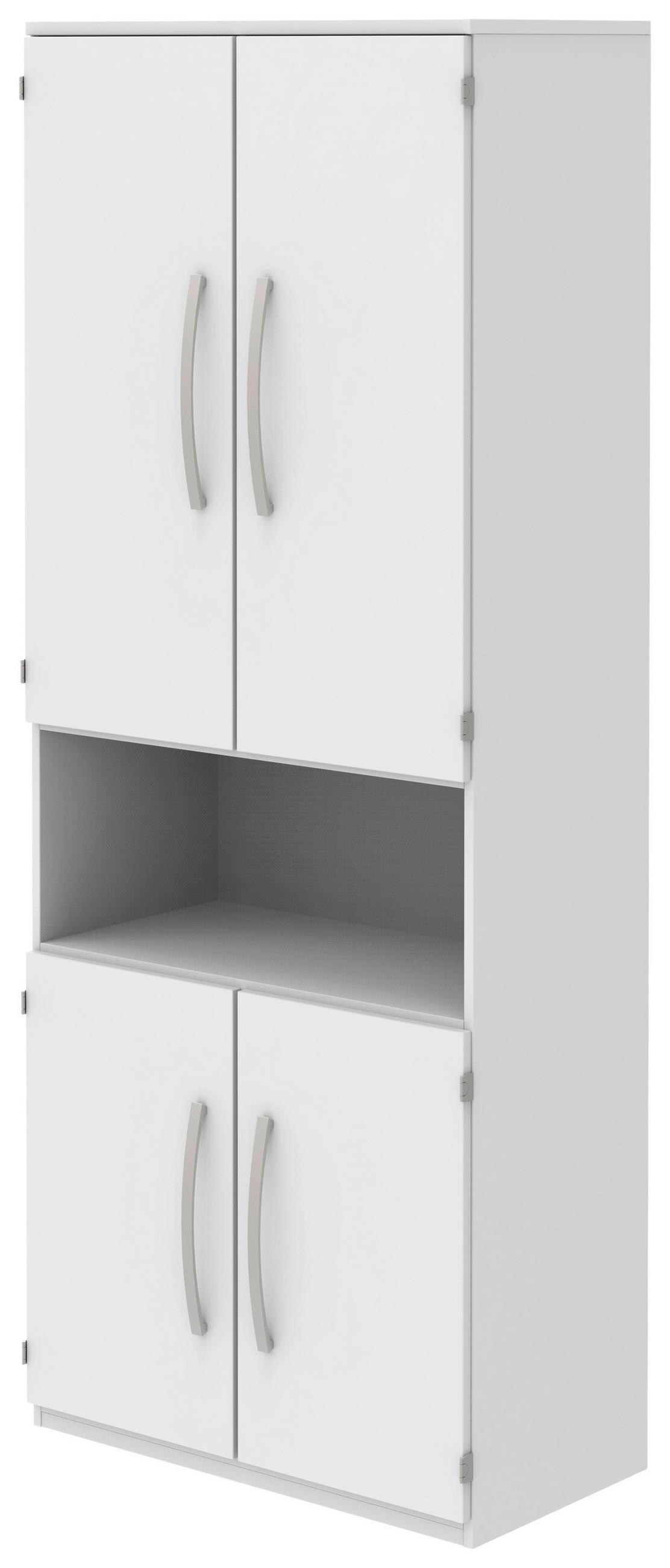 AKTENSCHRANK 80/217,4/43 cm  - Weiß, KONVENTIONELL, Holzwerkstoff (80/217,4/43cm) - Moderano