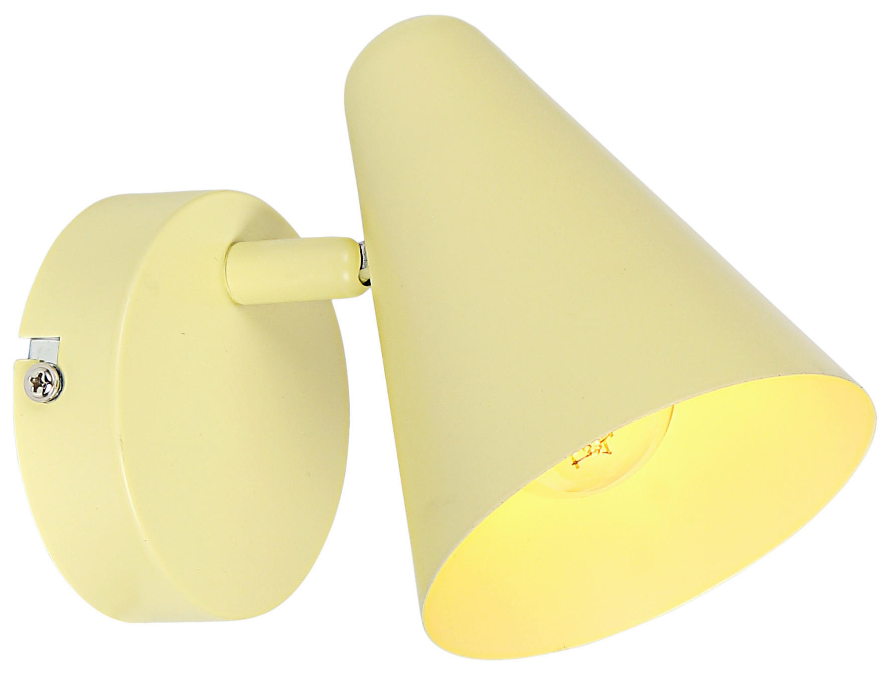 SPOTLIGHT Amor 16/10 cm   - ljusgul, Trend, metall (16/10cm)