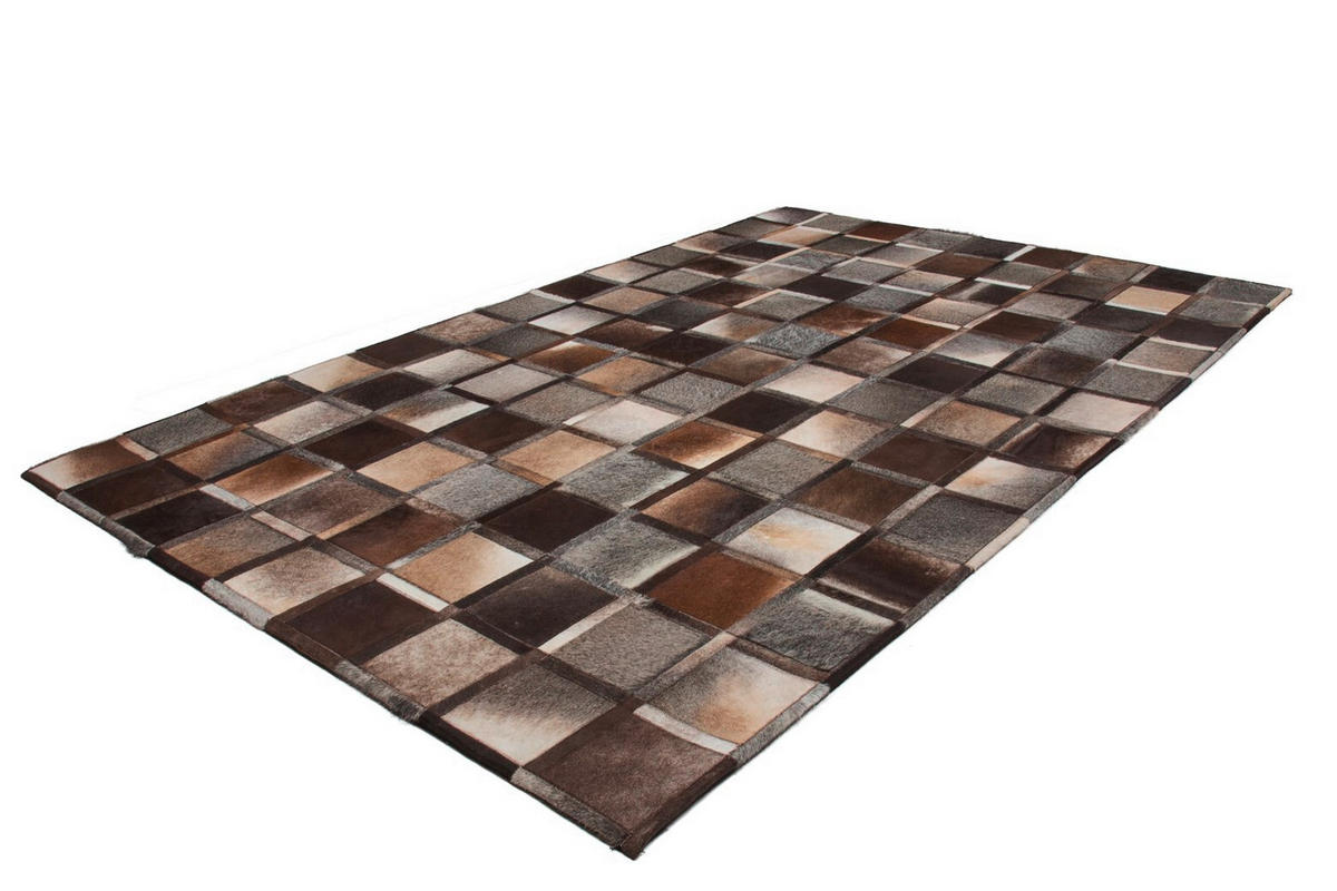 FLACHWEBETEPPICH 120/170 cm Lavish 410 Grau Grau  - Grau, Basics, Leder/Textil (120/170cm) - Novel