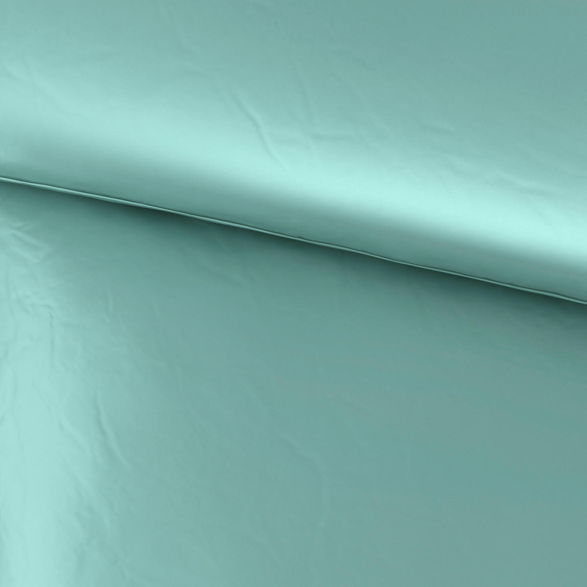 BETTWÄSCHE TANJA Satin 140/220 cm  - Salbeigrün, Basics, Textil (140/220cm) - Novel