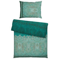 POSTEĽNÁ BIELIZEŇ, satén, lesná zelená, 140/200 cm - lesná zelená, Basics, textil (140/200cm) - Bassetti