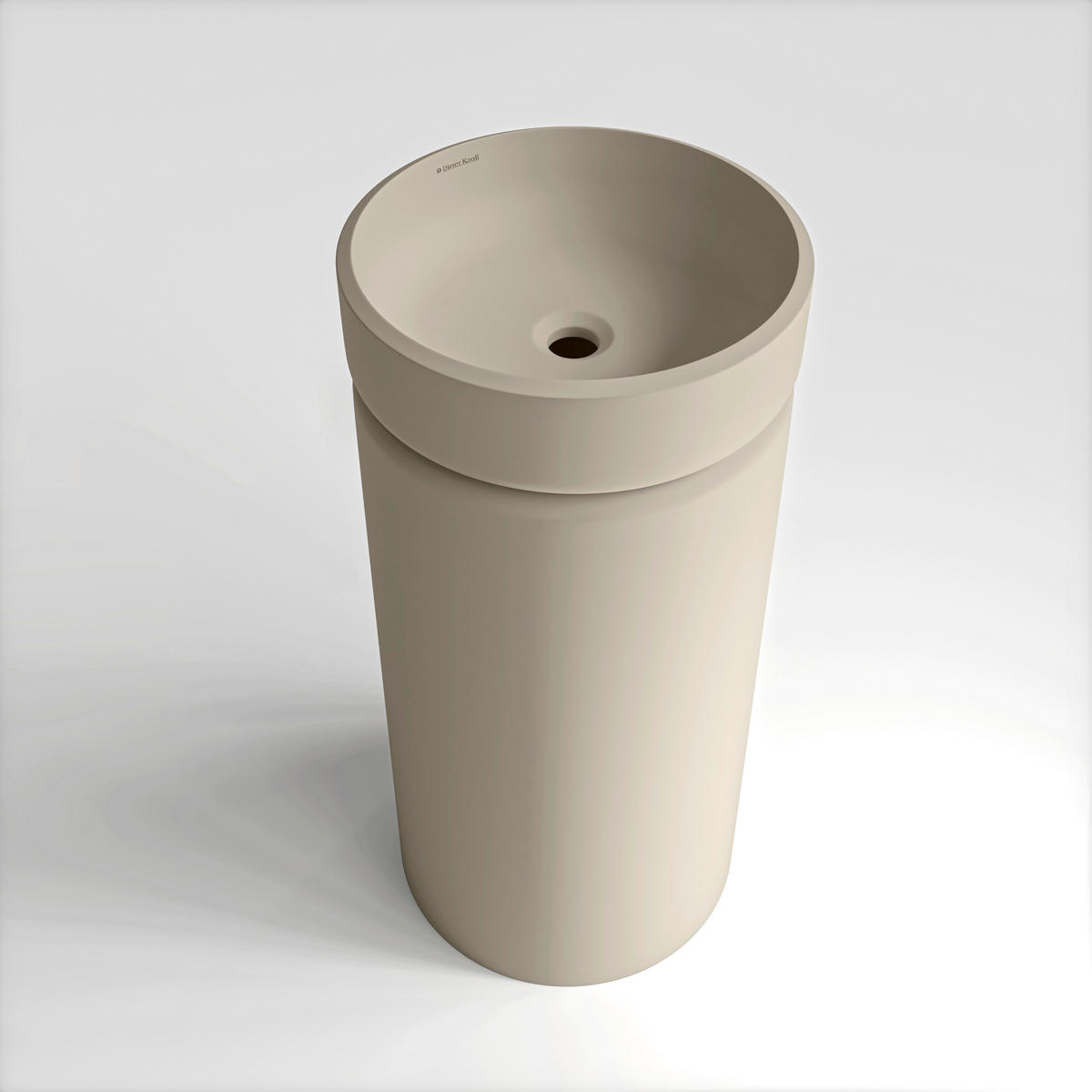 WASCHBECKEN 40/85/40 cm  - Creme, Basics, Stein (40/85/40cm) - Dieter Knoll