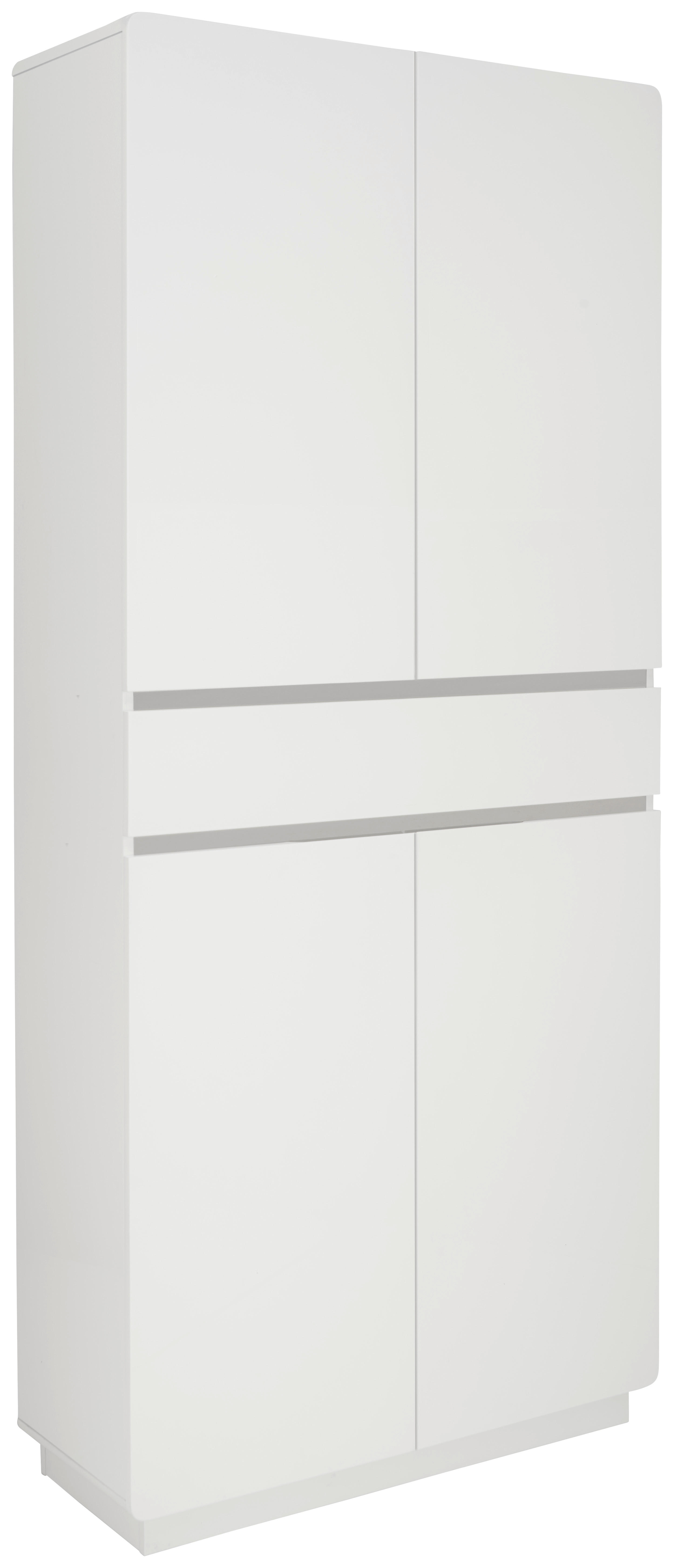 SCHUHSCHRANK Weiß  - Weiß, Design, Holzwerkstoff (90/200,3/35cm) - Xora