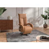 SESSEL in Echtleder Cappuccino  - Schwarz/Cappuccino, Konventionell, Leder/Metall (74/112/82cm) - Sit & More