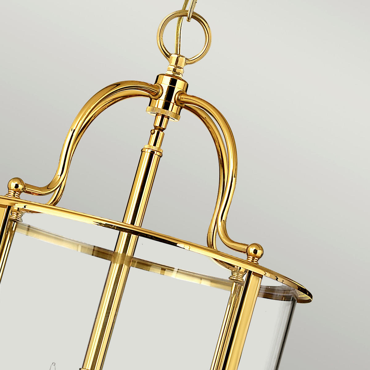 HÄNGELEUCHTE 35.4/74.1 cm    - Messingfarben, Natur, Glas/Metall (35.4/74.1cm) - Elstead Lighting