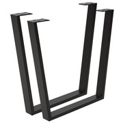 TISCHGESTELL in Schwarz - Schwarz, Design, Metall (78/72/7,5cm) - Valdera