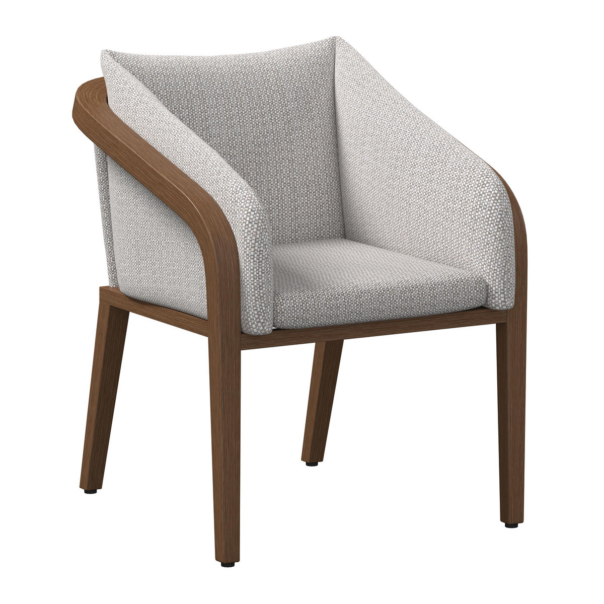 GARTENTISCHGRUPPE  - Hellbraun/Beige, MODERN, Textil/Stein - Ambia Garden