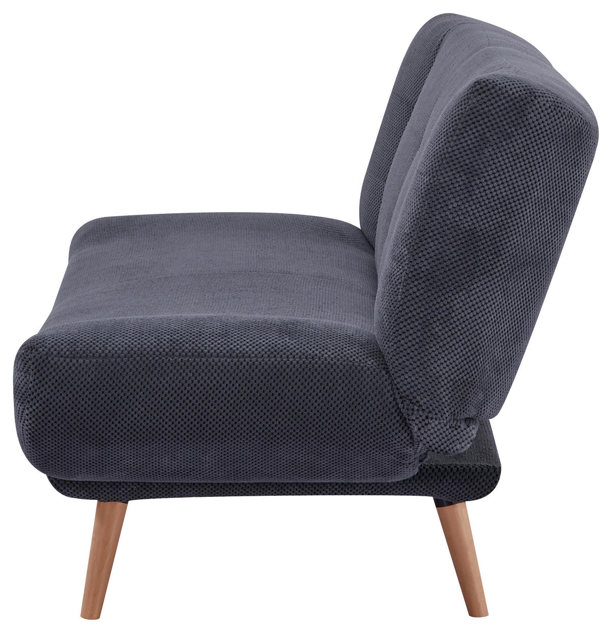 TROSJED NA RAZVLAČENJE tekstil  tamno siva    - tamno siva/prirodne boje, Design, tekstil/drvo (188/88/86cm) - MID.YOU