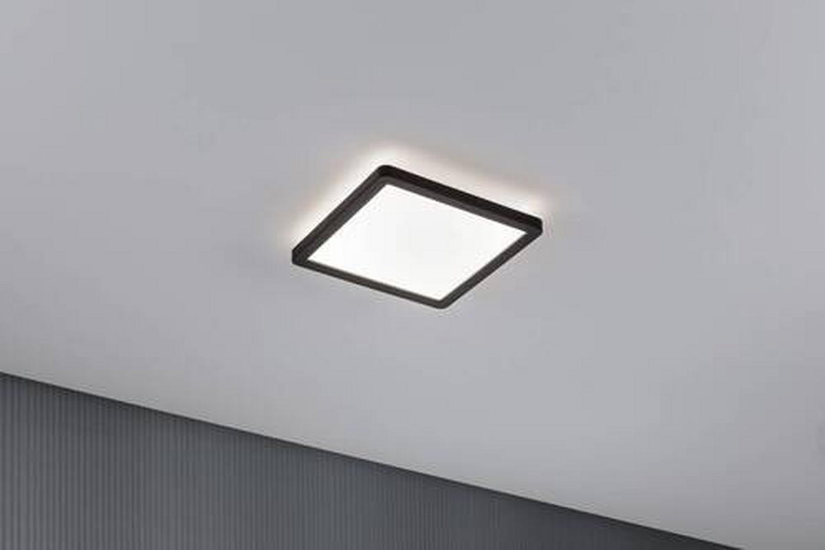 LED-PANEEL 19/19/2,8 cm   - Schwarz, Basics, Kunststoff (19/19/2,8cm) - Paulmann