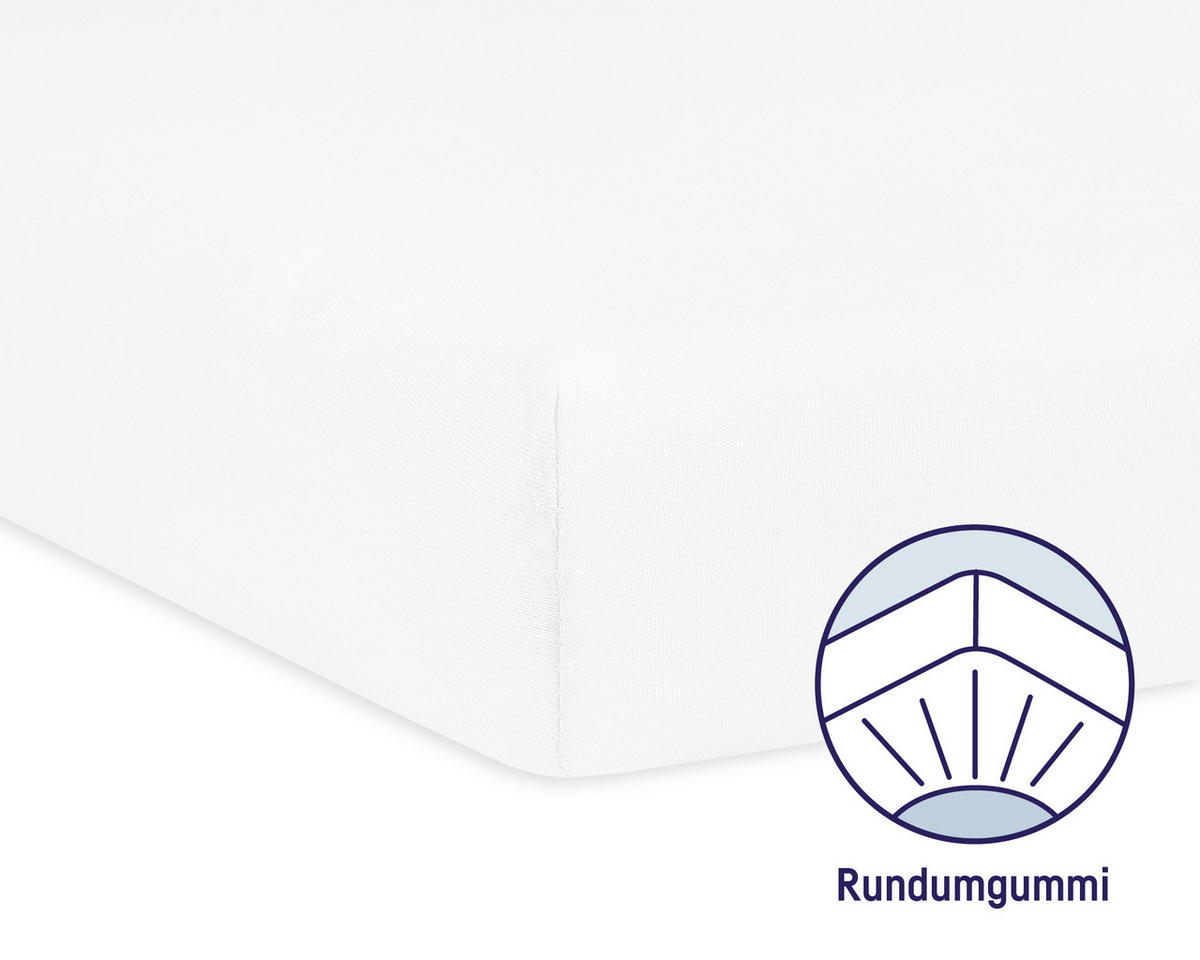 KINDERSPANNBETTTUCH   - Weiß, Basics, Textil (70/140cm) - Julius Zöllner