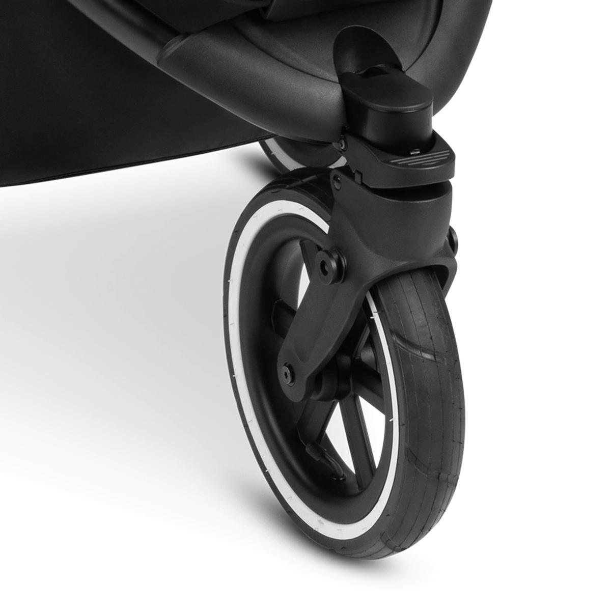 KOMBIKINDERWAGEN  SALSA RUN  INK  - Schwarz, Basics, Textil/Metall (95/63/109cm) - ABC Design
