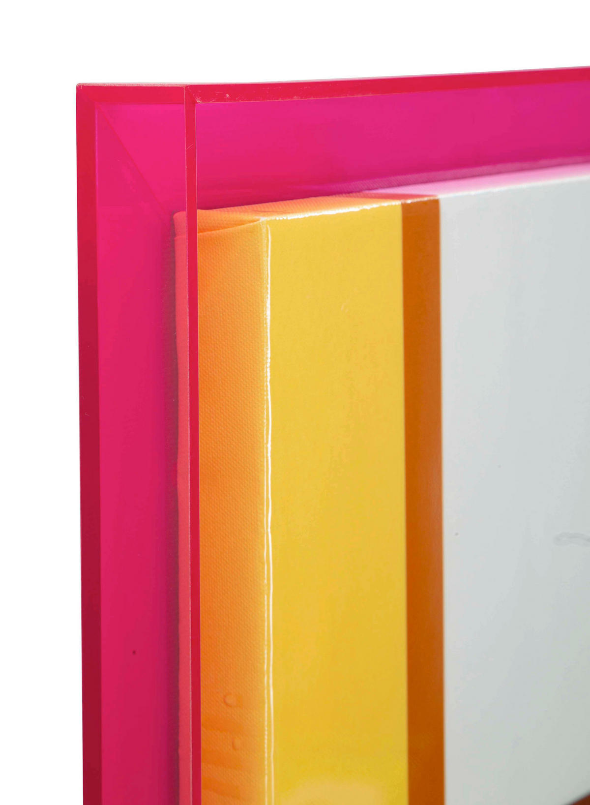 LEINWANDBILD  - Magenta, Basics, Holz/Kunststoff (60/80/3.3cm)