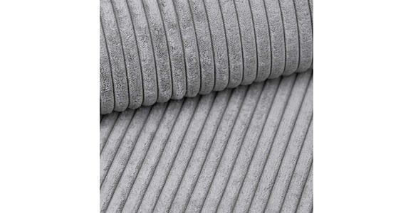 SCHLAFSOFA  mit Rücken echt, Armteil links, Armteil rechts Cord Grau  - Schwarz/Grau, Design, Kunststoff/Textil (261/95/108cm) - Xora
