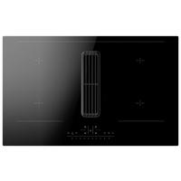 KOCHFELD-DUNSTABZUG-KOMBI DHKI 752 800 C  - Schwarz, Basics, Glas (83/20/51,5cm) - Amica