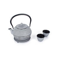 Set Ceainic Și Ceașcă  - gri, Basics, metal (1100ml) - Echtwerk