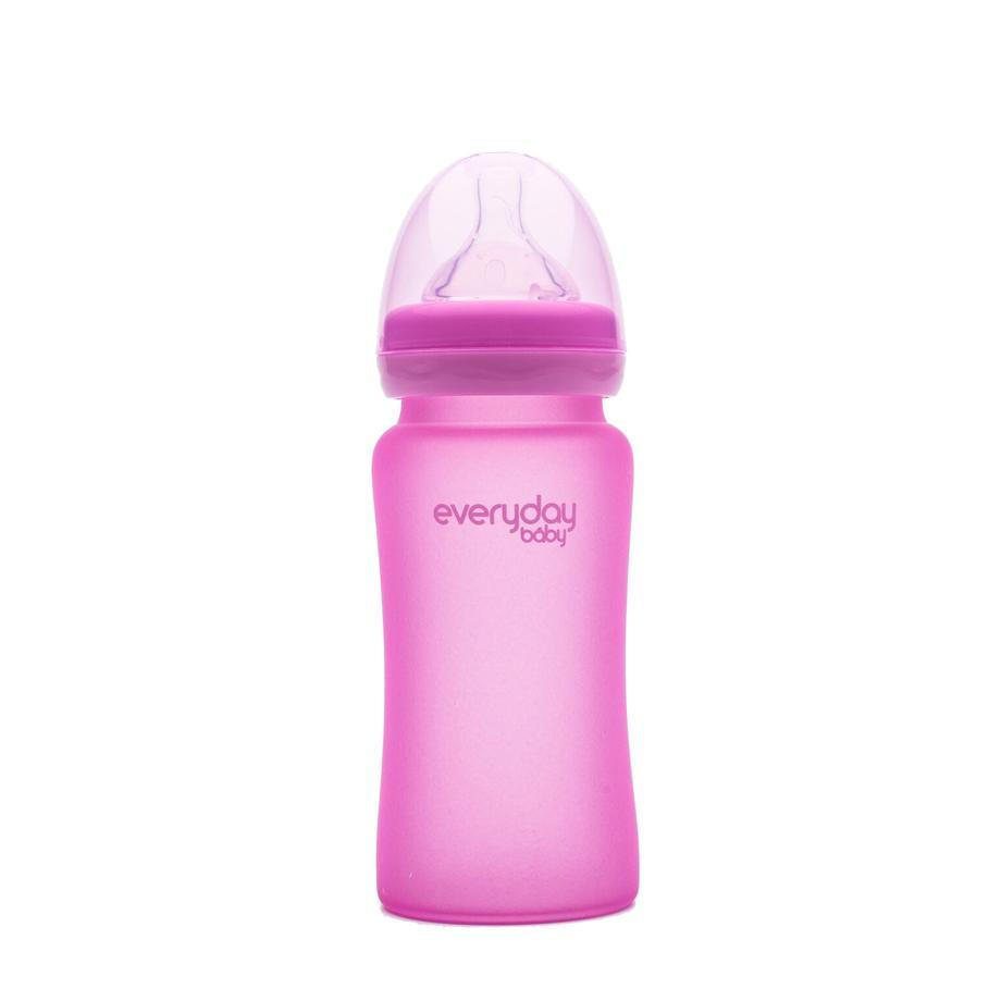 DJEČJA BOCA  240 ml     - pink, Basics, staklo (6,5/21,8/6,7cm) - Everyday Baby