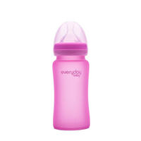 DJEČJA BOCA  240 ml     - pink, Basics, staklo (6,5/21,8/6,7cm) - Everyday Baby