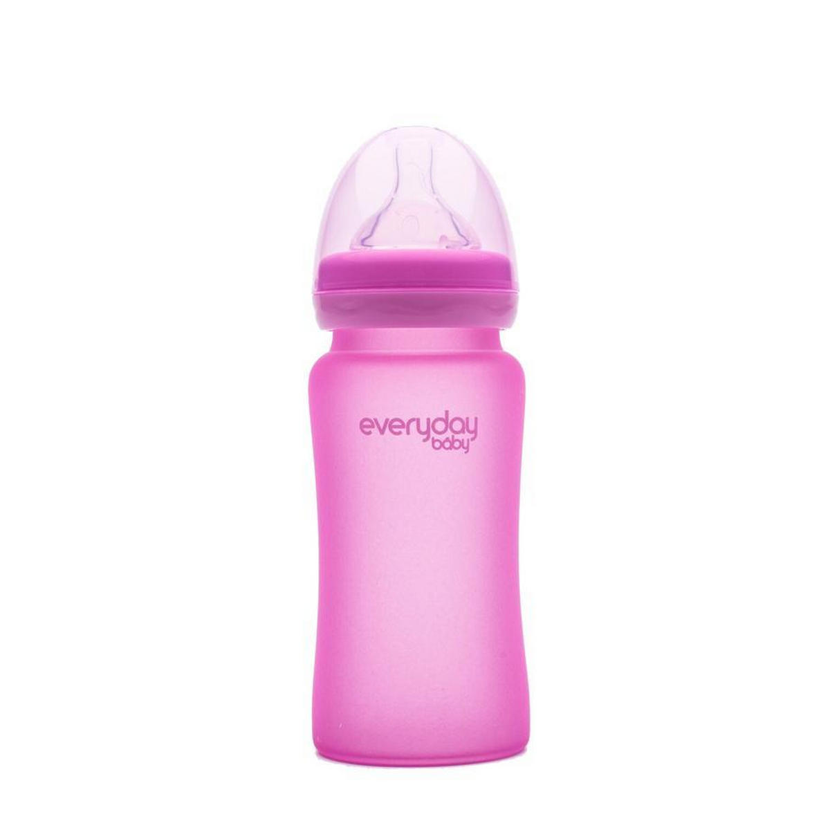 DJEČJA BOCA  240 ml     - pink, Basics, staklo (6,5/21,8/6,7cm) - Everyday Baby