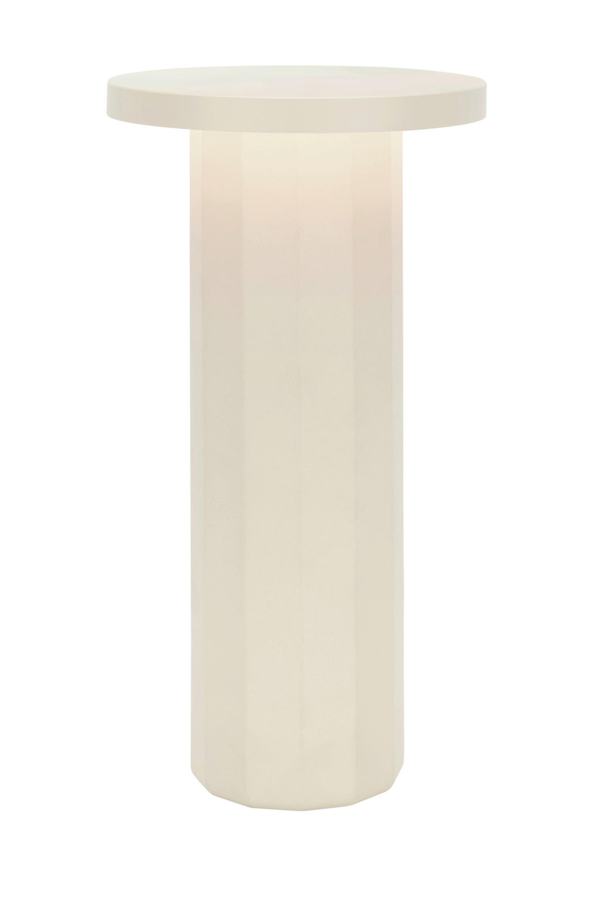 STOLNÍ LAMPA NA BATERIE, dotykový stmívač, 16/31,6 cm  - pískové barvy, Design, kov/kámen (16/31,6cm) - Dieter Knoll