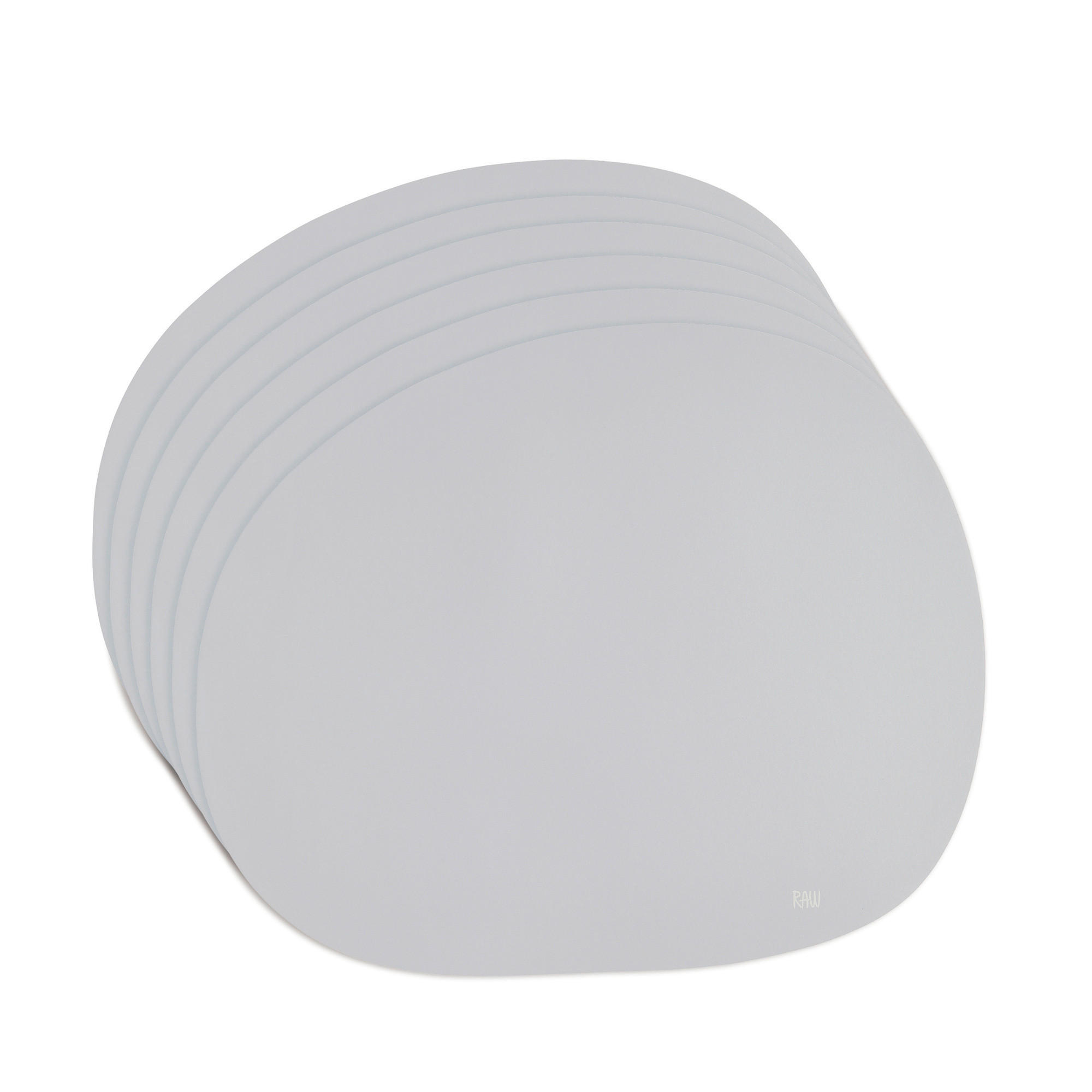 TISCHSET RAW Kunststoff Hellgrau 33,5/41 cm  - Hellgrau, Basics, Kunststoff (33,5/41cm) - Aida