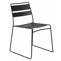 UTESTOL i metall svart  - svart, Basics, metall (47/78/54,5cm)