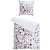 BETTWÄSCHE 155/220 cm  - Graubraun, Design, Textil (155/220cm) - Janine