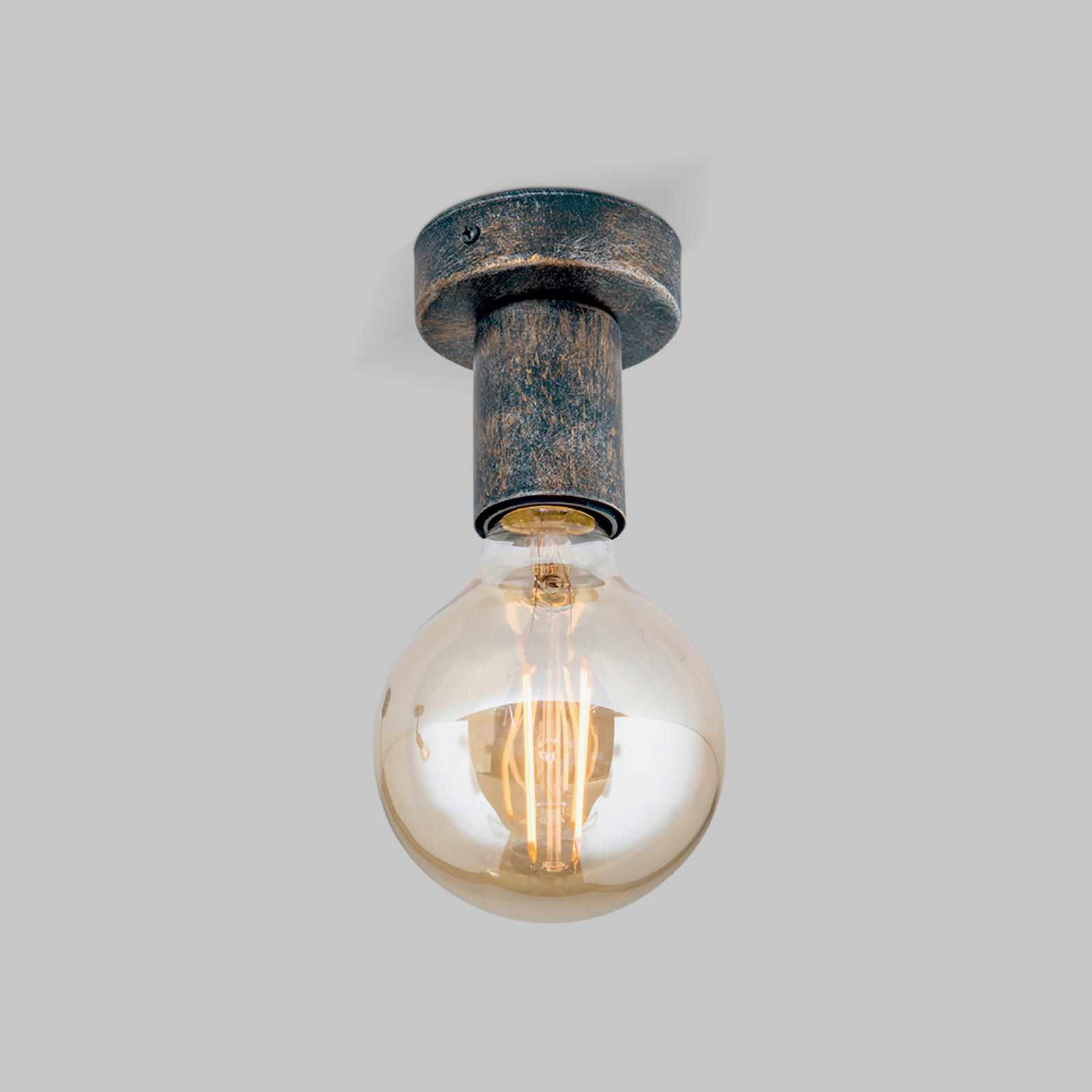 XXXLutz Deckenleuchte Retro Bronze 8.5 cm