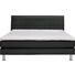 BOXSPRINGBETT 140/200 cm in Schwarz - Alufarben/Schwarz, KONVENTIONELL, Kunststoff/Textil (140/200cm) - Bentley BOXSPRINGBETT 140/200 cm in Schwarz - Alufarben/Schwarz, KONVENTIONELL, Kunststoff/Textil (140/200cm) - Bentley