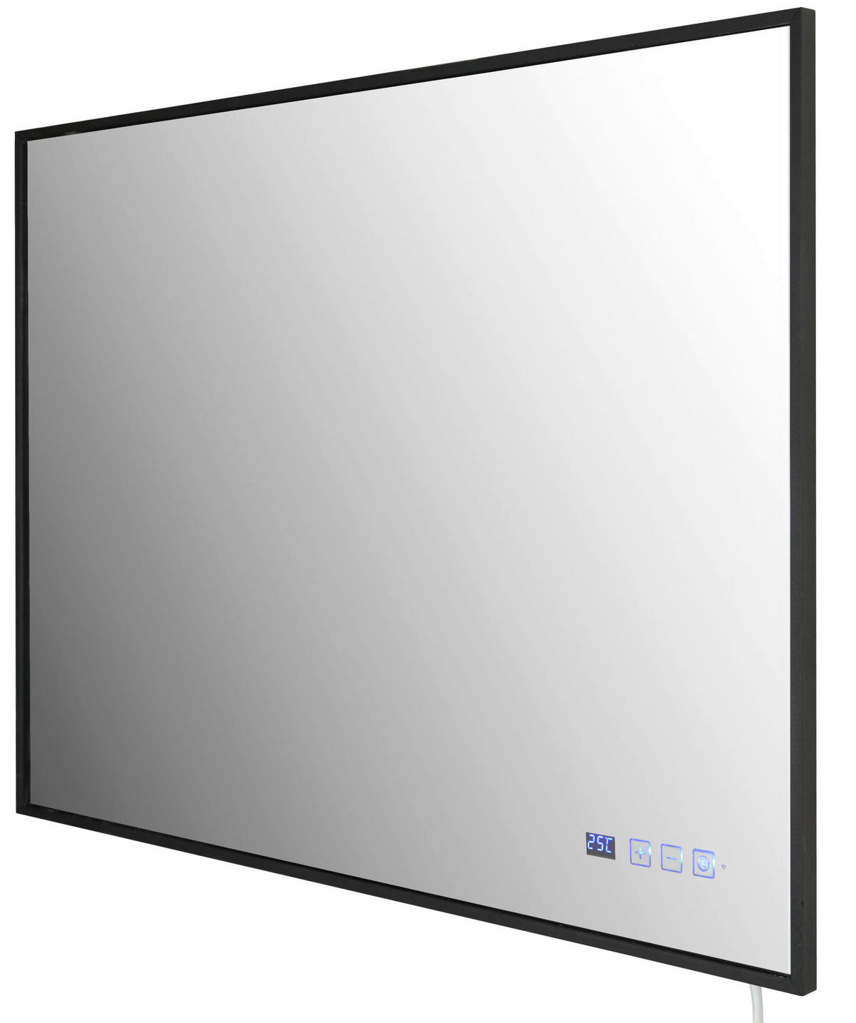 INFRAROT-HEIZPANEEL 800 W smart&easy  - Schwarz, Basics, Glas/Kunststoff (100/60/5cm)