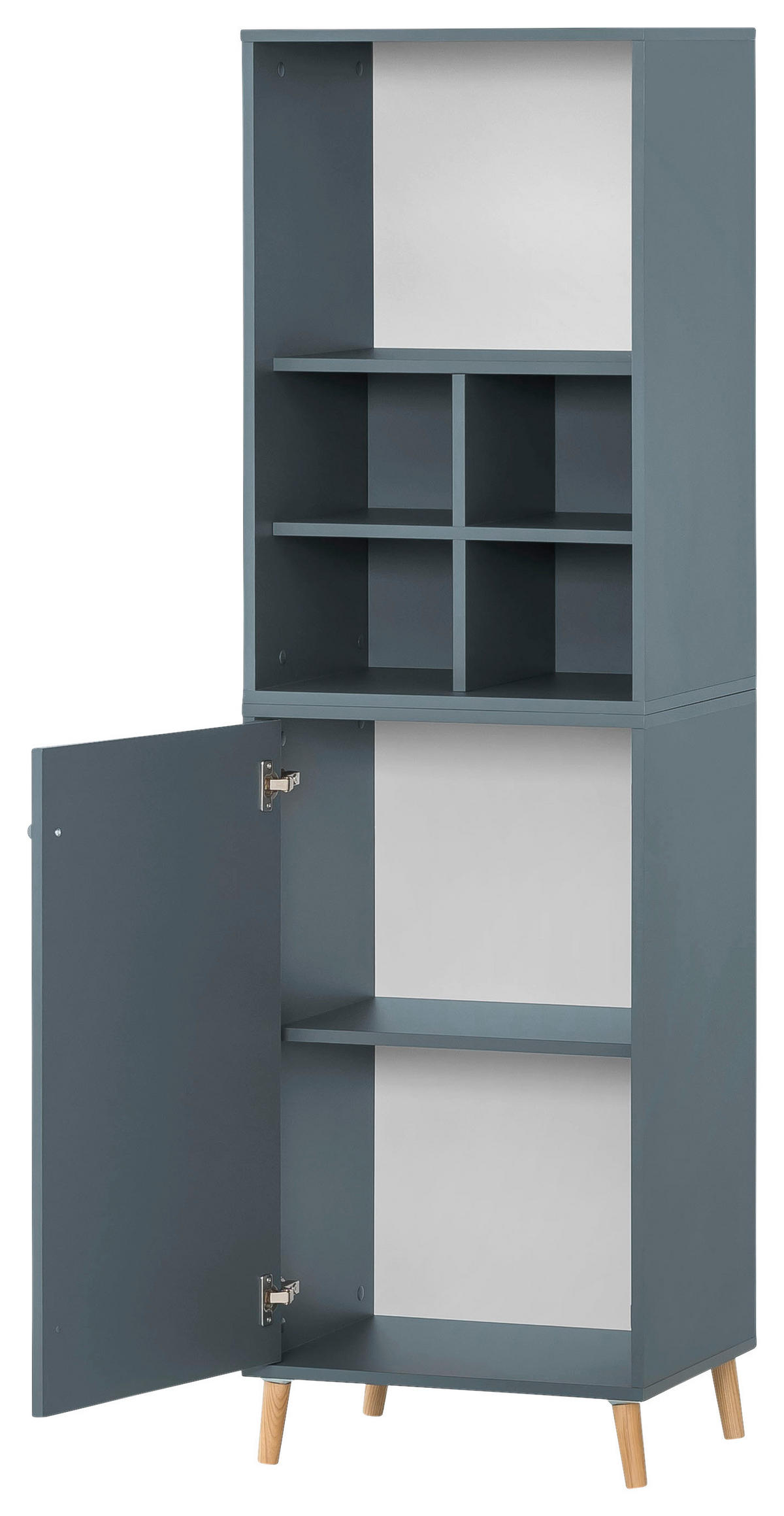 AKTENSCHRANK Petrol  - Petrol, MODERN, Holzwerkstoff (50,95/174,2/41cm) - MID.YOU