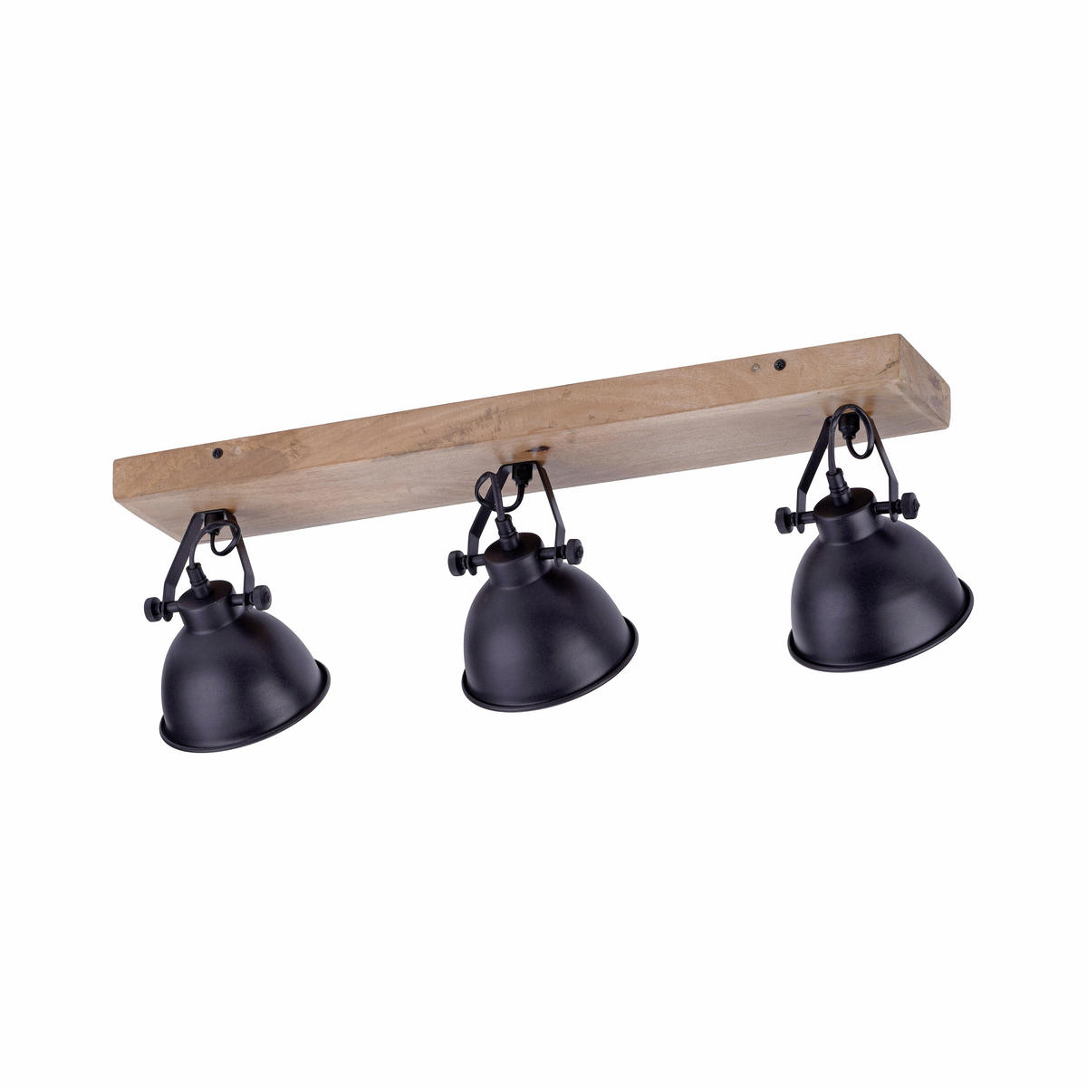 DECKENLEUCHTE SAMIA 74/15/22,5 cm   - Schwarz, Trend, Holz/Metall (74/15/22,5cm)