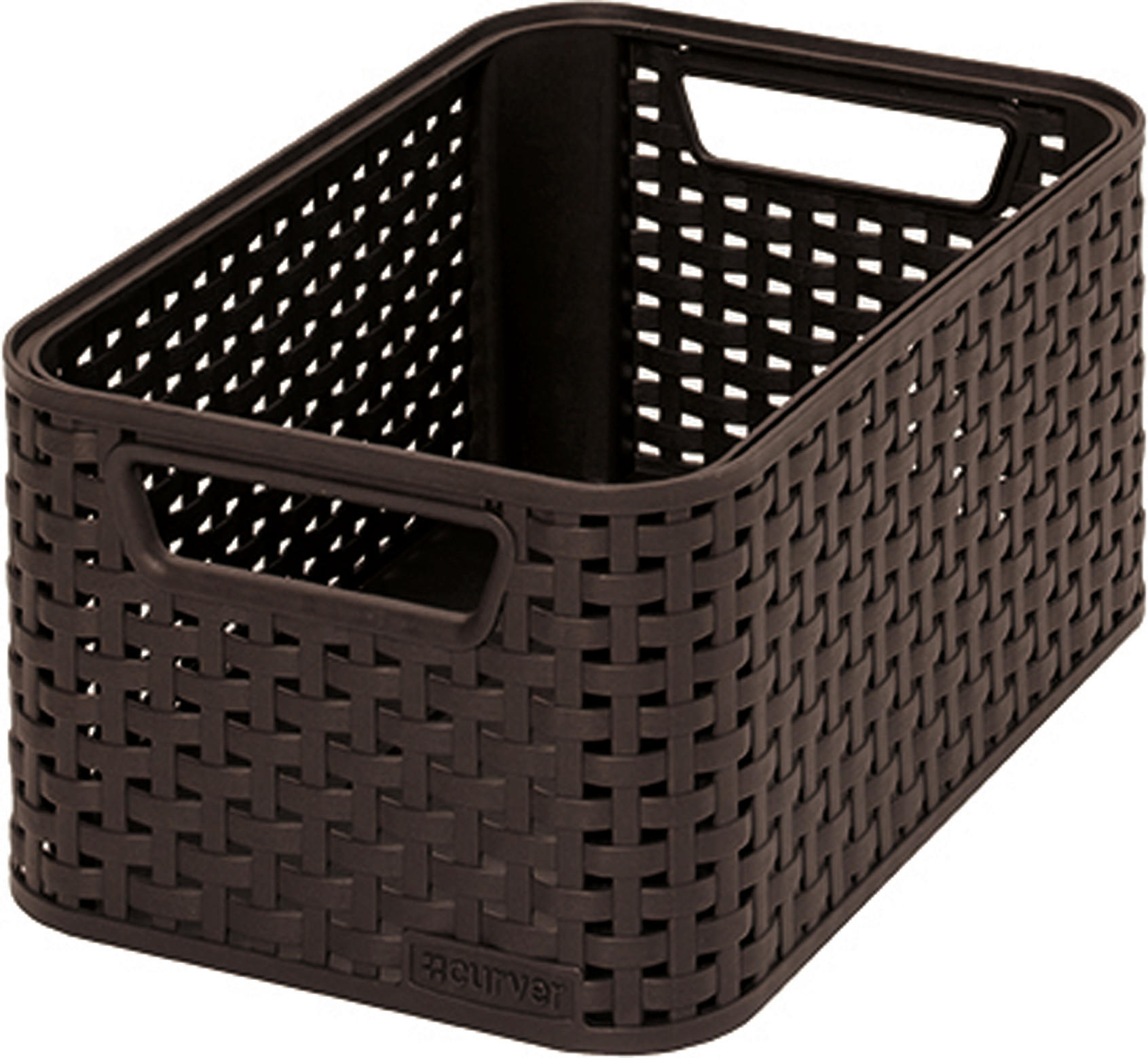 UNIVERZÁLNY KOŠÍK hnedá - hnedá, Basics, plast (28,3/19.3/13cm)