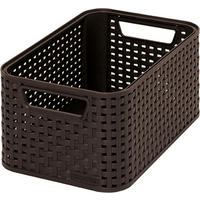 UNIVERZÁLNY KOŠÍK hnedá - hnedá, Basics, plast (28,3/19.3/13cm)