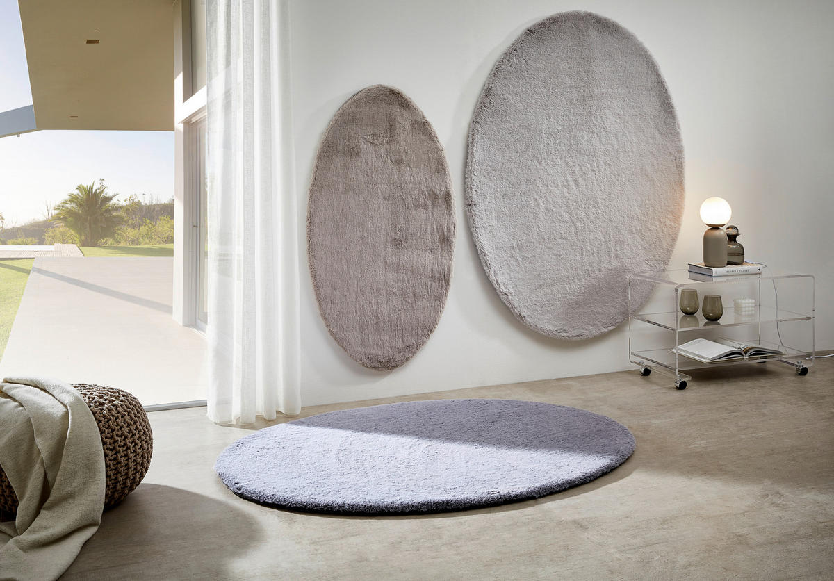 HOCHFLORTEPPICH 120/160 cm Lhasa Hellgrau  - Hellgrau, Design, Textil (120/160cm) - Novel
