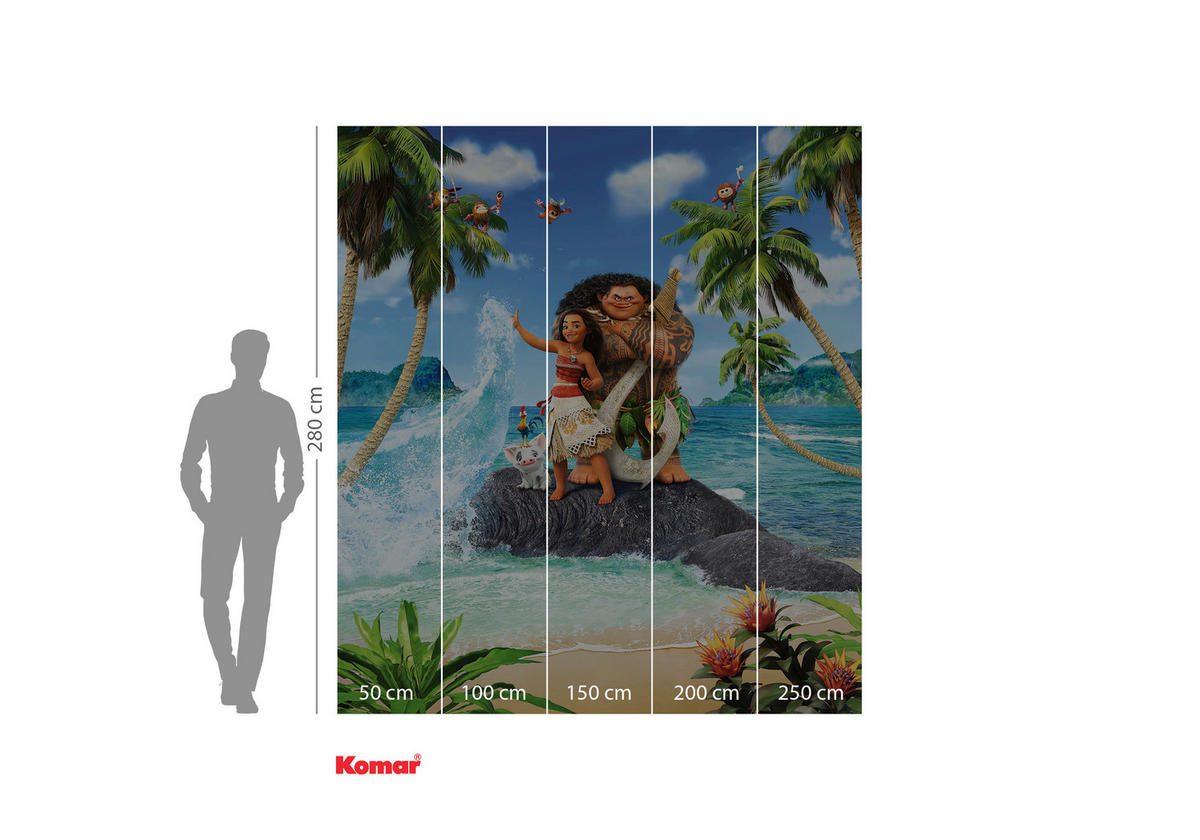 FOTOTAPETE - Multicolor, Trend, Textil (250/280cm)