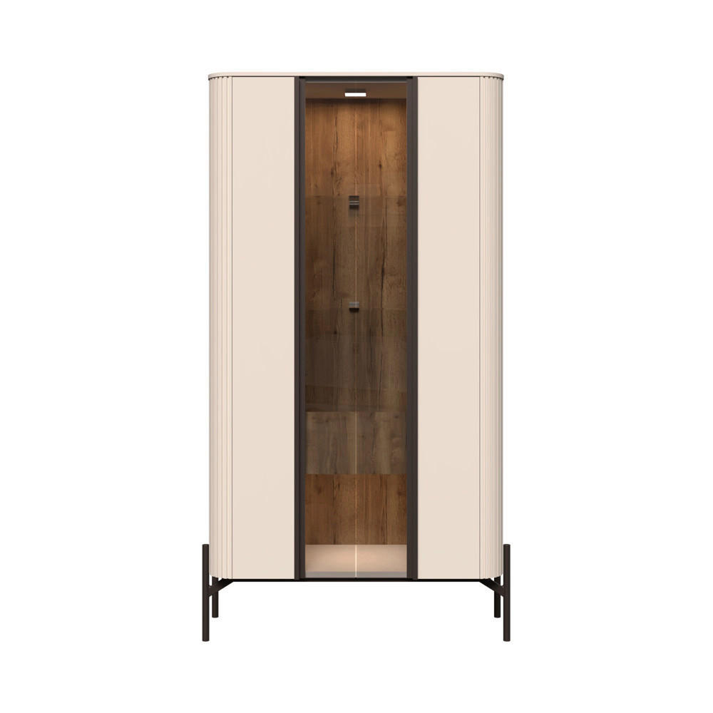 VITRINA kašmir   - kašmir, Dizajnerski, metal/pločasti materijal (94/180/40cm)