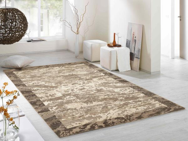 Thumbnail - Cazaris Orientteppich, Natur, Textil, Bordüre, rechteckig, 250x350 cm, in verschiedenen Größen erhältlich, Teppiche & Bö...