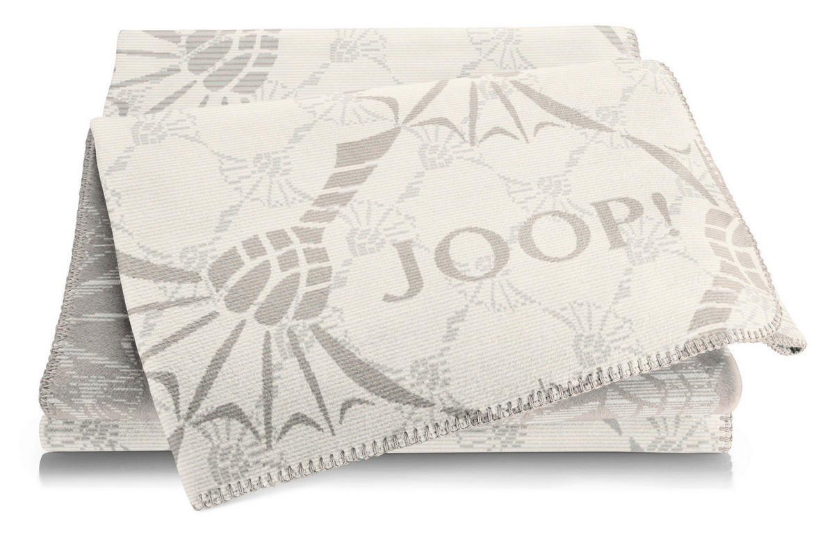 WOHNDECKE Cornflower Double 150/200 cm  - Beige/Hellgrau, Design, Textil (150/200cm) - Joop!