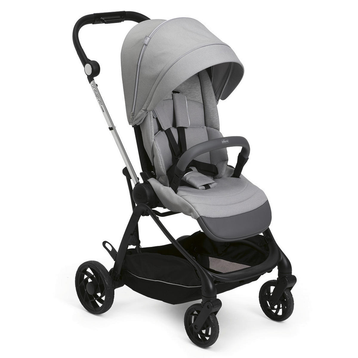 BUGGY One4ever Lounge  - Grau, Basics, Textil/Metall (51/99-109/78cm) - Chicco