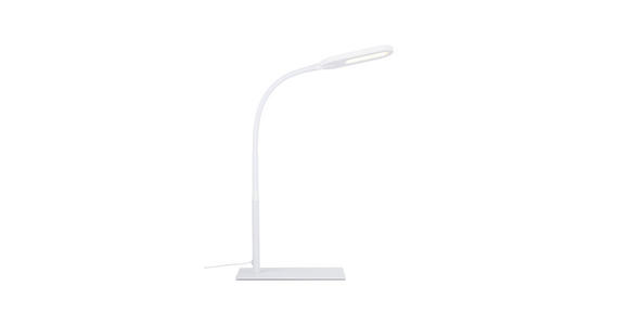 LED-TISCHLEUCHTE 37,5/15/43,5 cm - Weiß, Basics, Kunststoff/Metall (37,5/15/43,5cm) - Novel