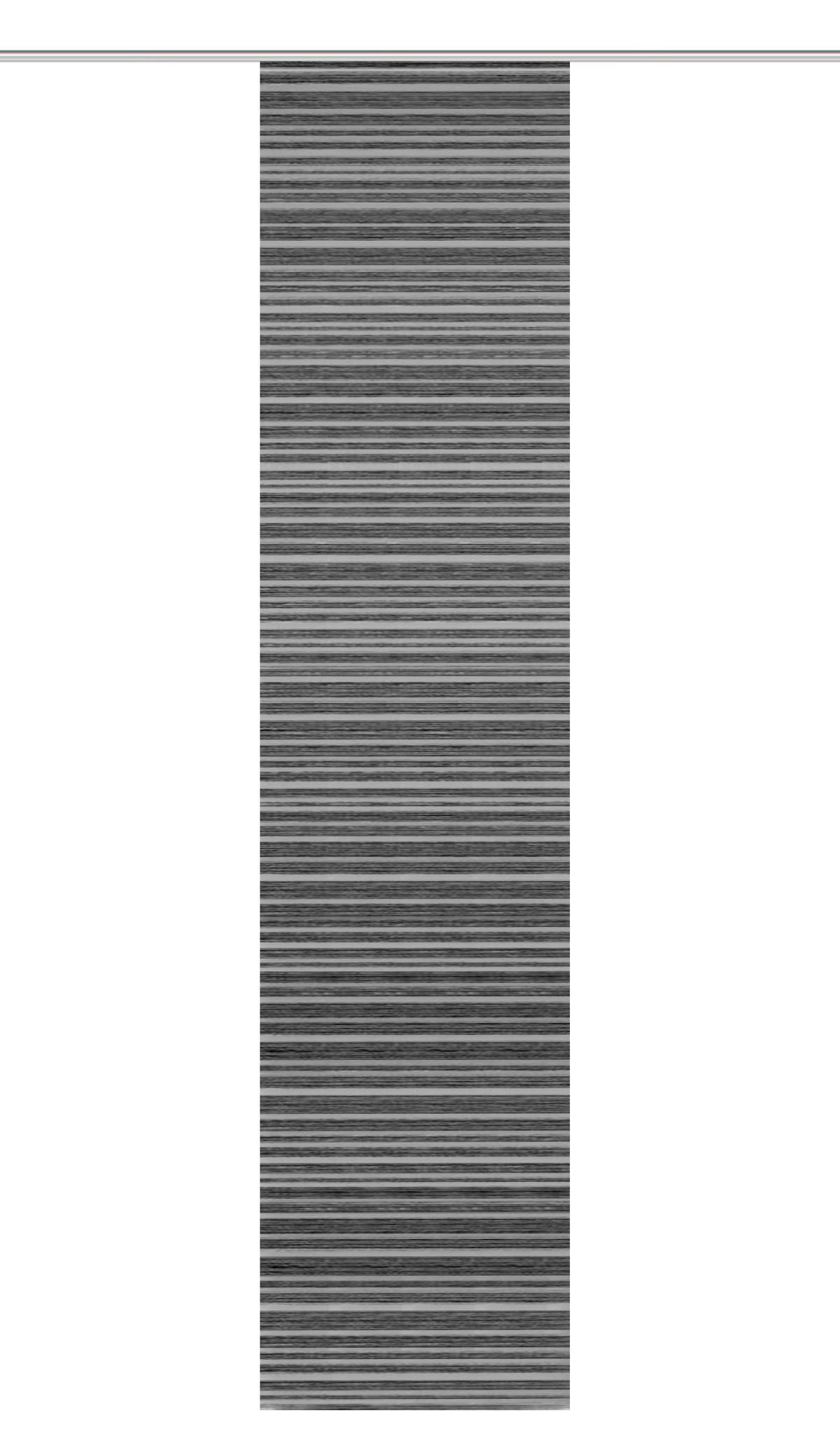 FLÄCHENVORHANG   blickdicht   60/245 cm  - Anthrazit, Design, Textil (60/245cm)