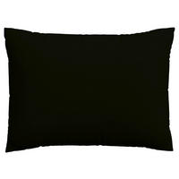KOPFPOLSTERBEZUG WOVEN SATIN 70/90 cm  - Schwarz, Basics, Textil (70/90cm) - Schlafgut