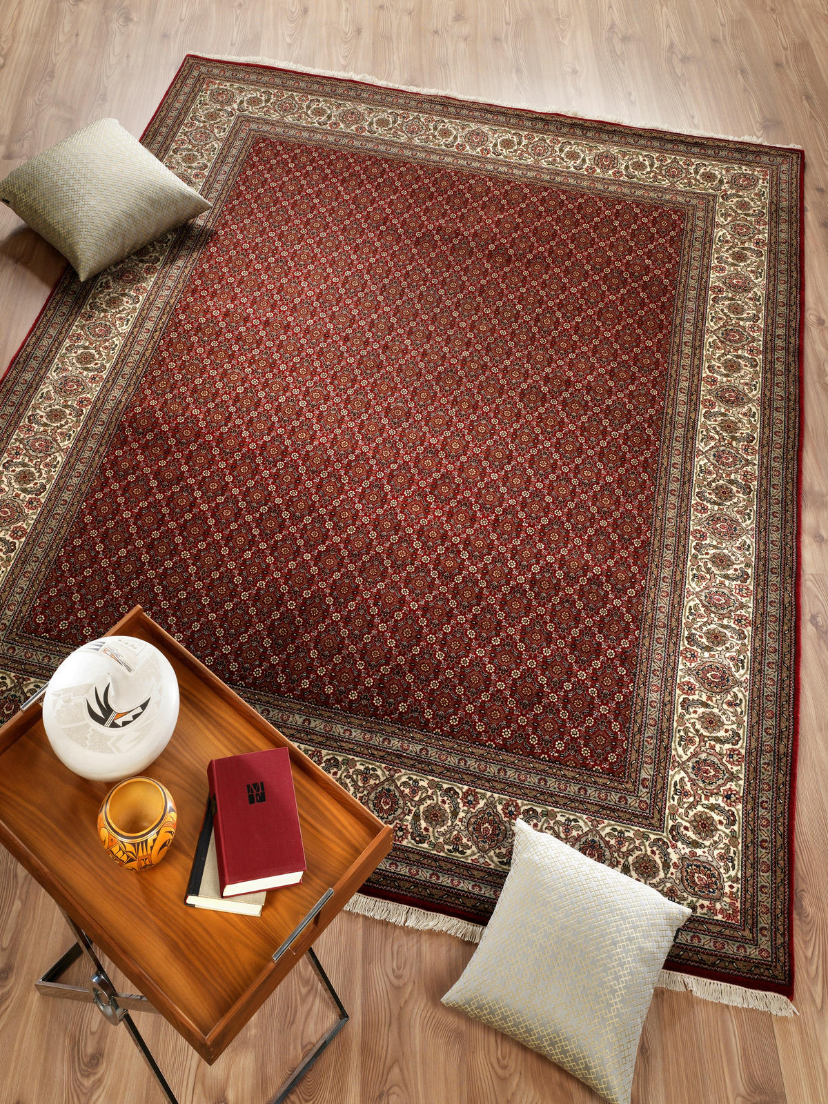 ORIENTTEPPICH 80/300 cm Creme, Rot  - Rot/Creme, Basics, Textil (80/300cm) - Cazaris