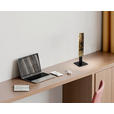 LED-TISCHLEUCHTE Oxira 14/40/14 cm  - Multicolor/Schwarz, Design, Kunststoff/Metall (14/40/14cm) - Dieter Knoll