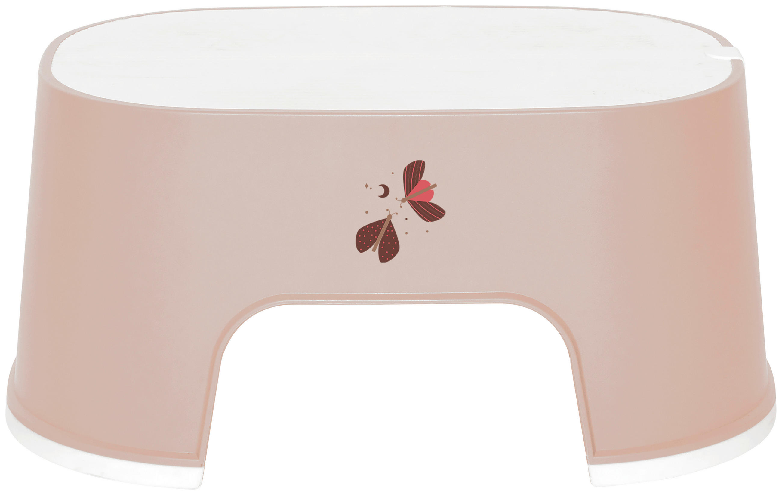TRITTHOCKER Sweet Butterfly - Altrosa, Basics, Kunststoff (33,7/22,9/15,5cm) - Bebe Jou