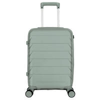 REISEKOFFER Grün  - Grün, Design, Kunststoff/Textil (73,5/47/28cm) - Novel