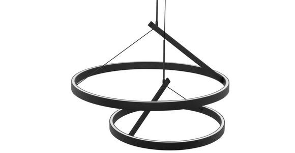 LED-HÄNGELEUCHTE 60/150 cm - Schwarz, Design, Metall (60/150cm) - Dieter Knoll