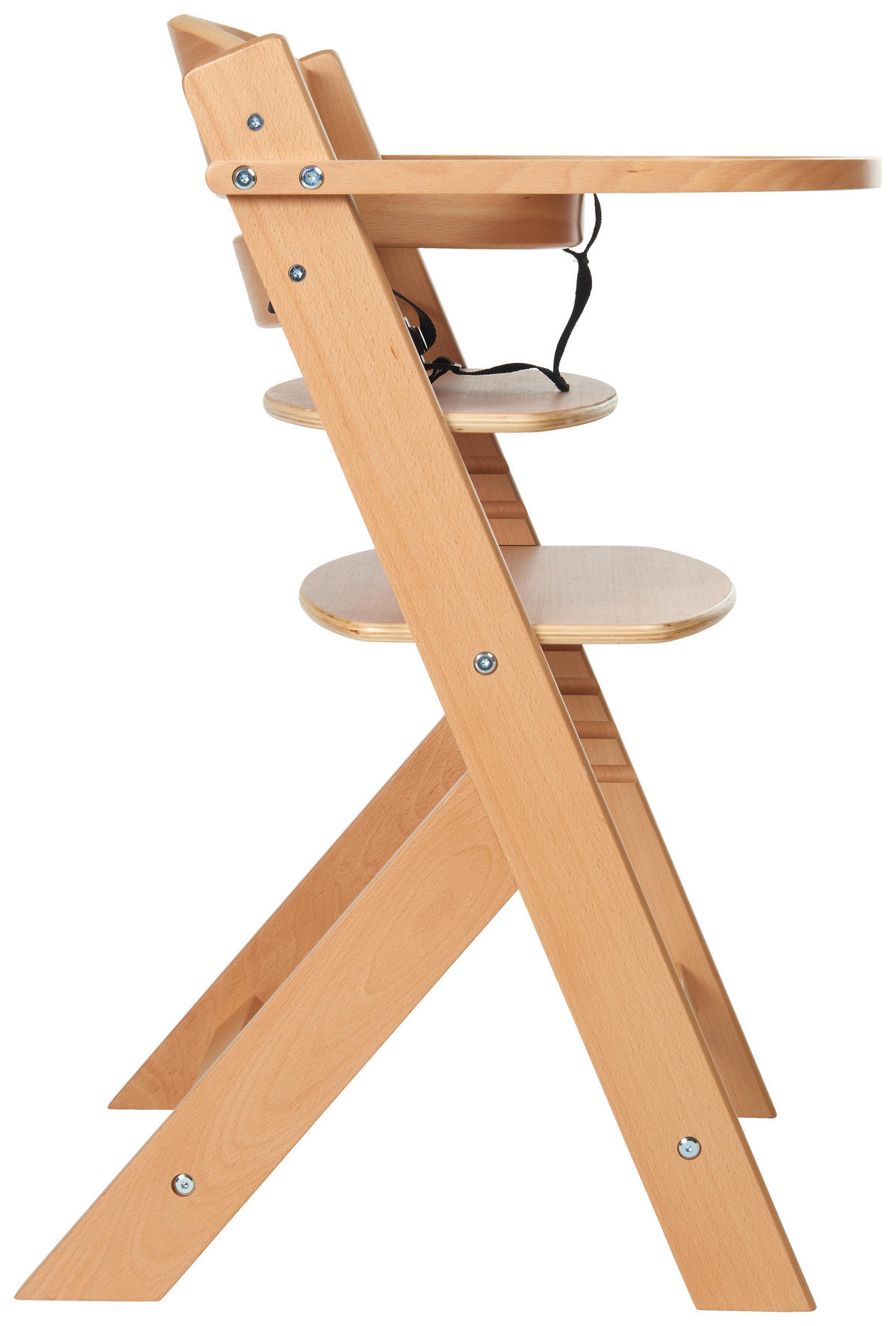HOCHSTUHL LUNCH Naturfarben  - Naturfarben, LIFESTYLE, Holz (45/50,5/78,5cm) - My Baby Lou