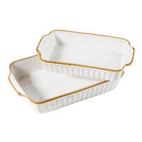 AUFLAUFFORM 36/22/6,6 cm   - Braun/Weiß, Basics, Keramik (36/22/6,6cm) - Mäser
