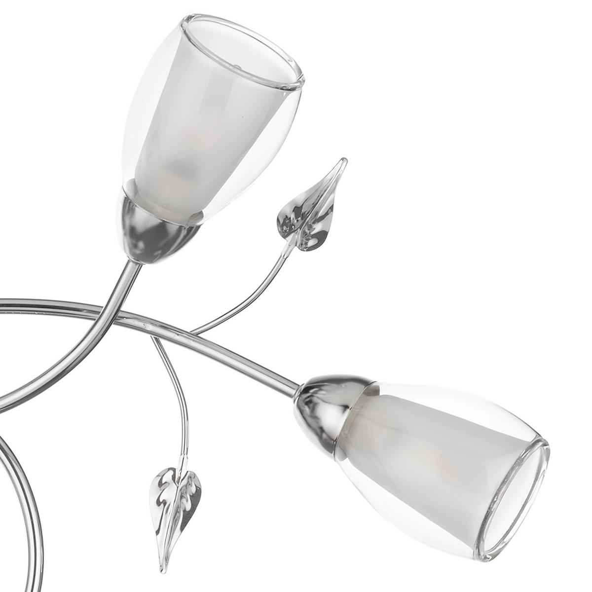 DECKENLEUCHTE    90/50/20 cm  - Cognac, Basics, Glas/Metall (90/50/20cm)